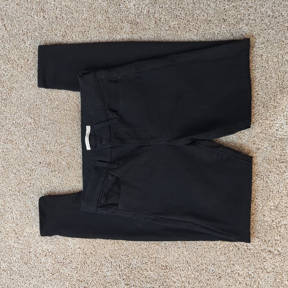 Levi's 720 High Rise Super Skinny Black Squared Jeans Jeggings